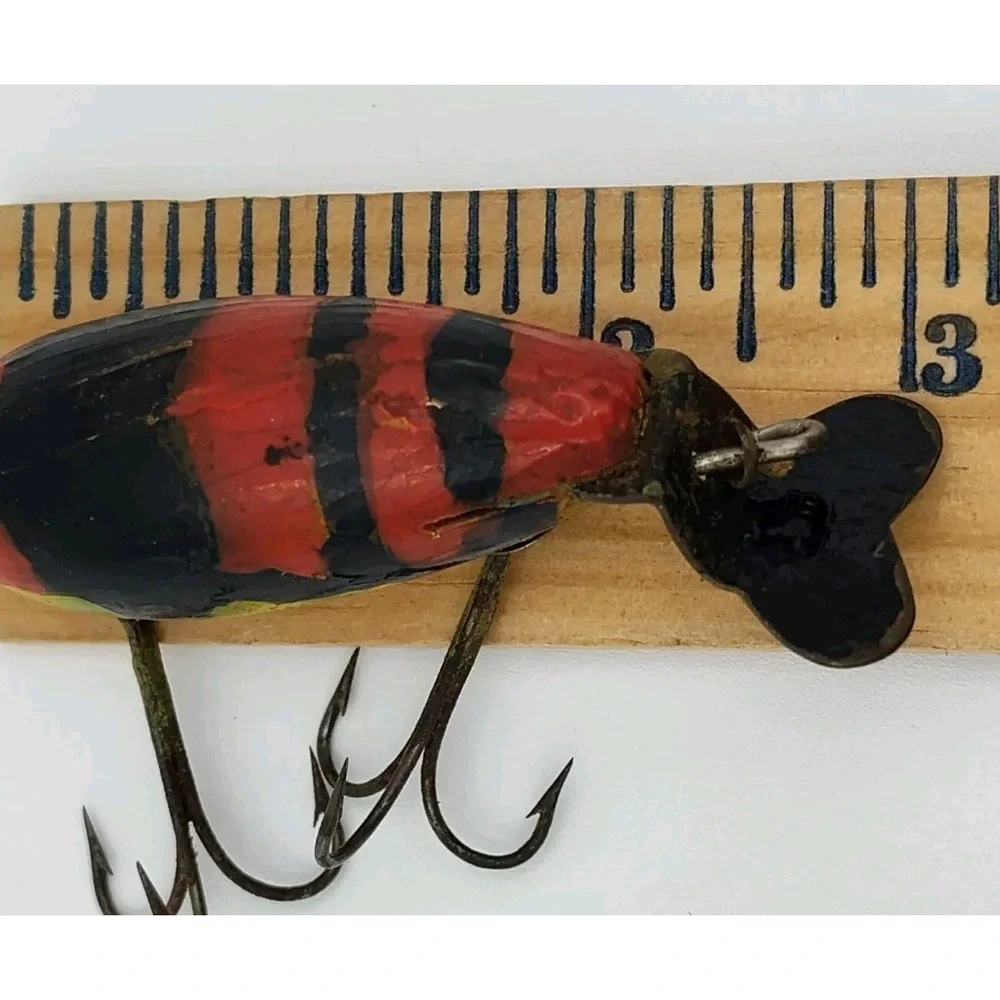 C.C.B.Co. Garrett 1930's Wooden Lure‎ ANTQ-Repainted VTG Fishing BR8.0PA2090